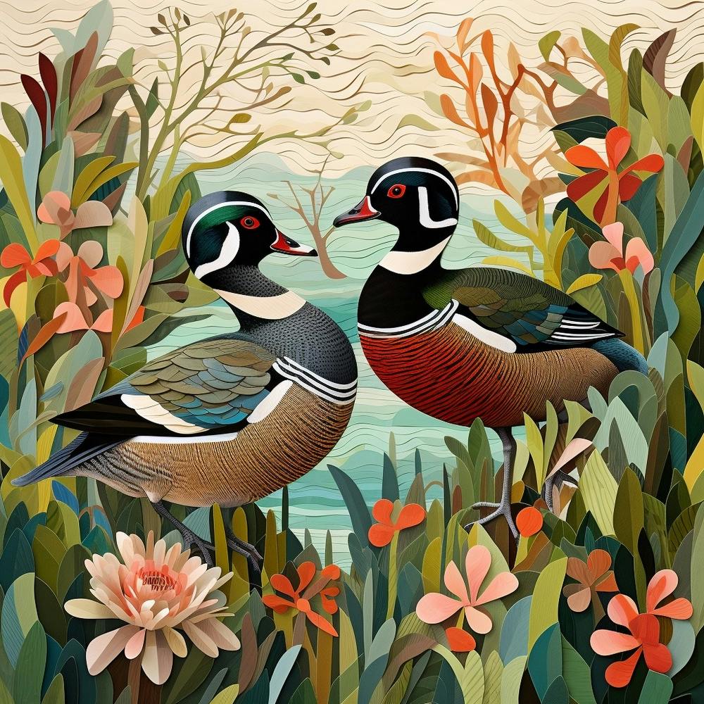 Bird In Nature Wood Duck 4