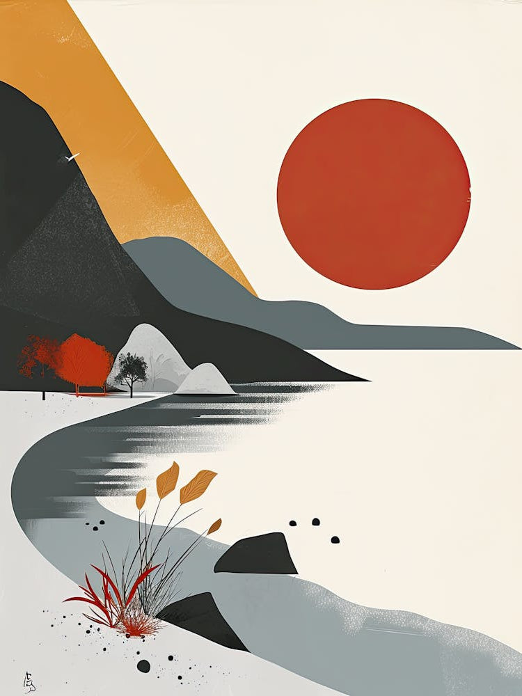 Sunset California Beach