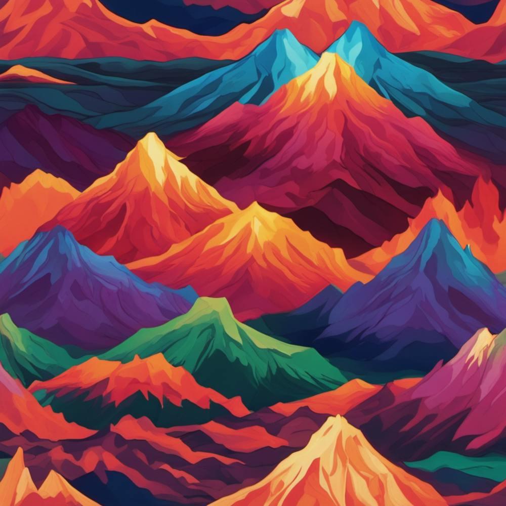 Montagnes Abstraites
