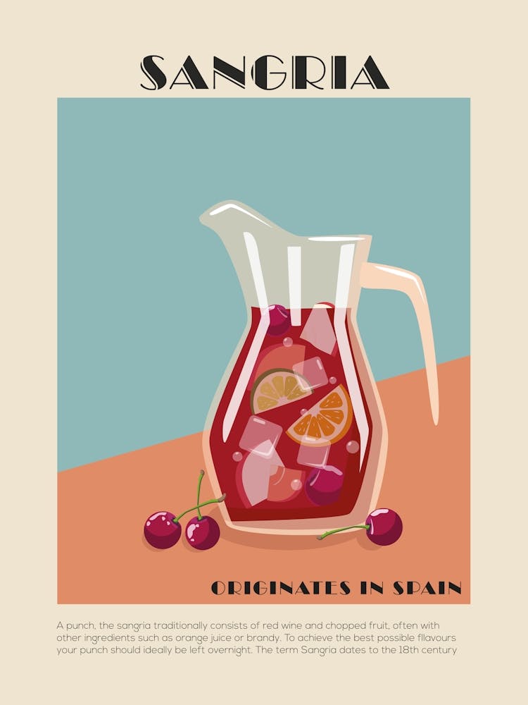 Ndh Sangria Cocktail 18x24
