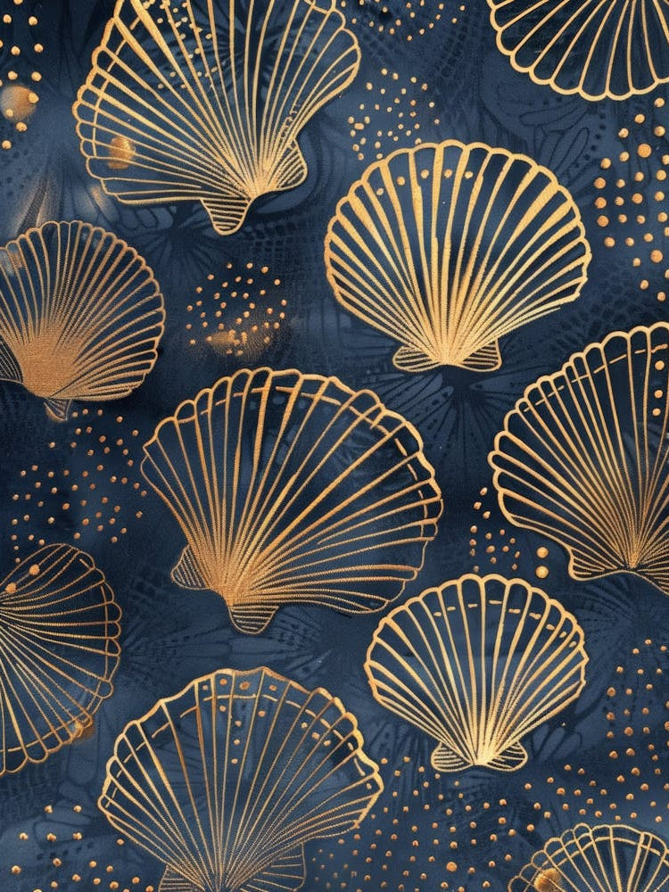 Gold Seashells 1