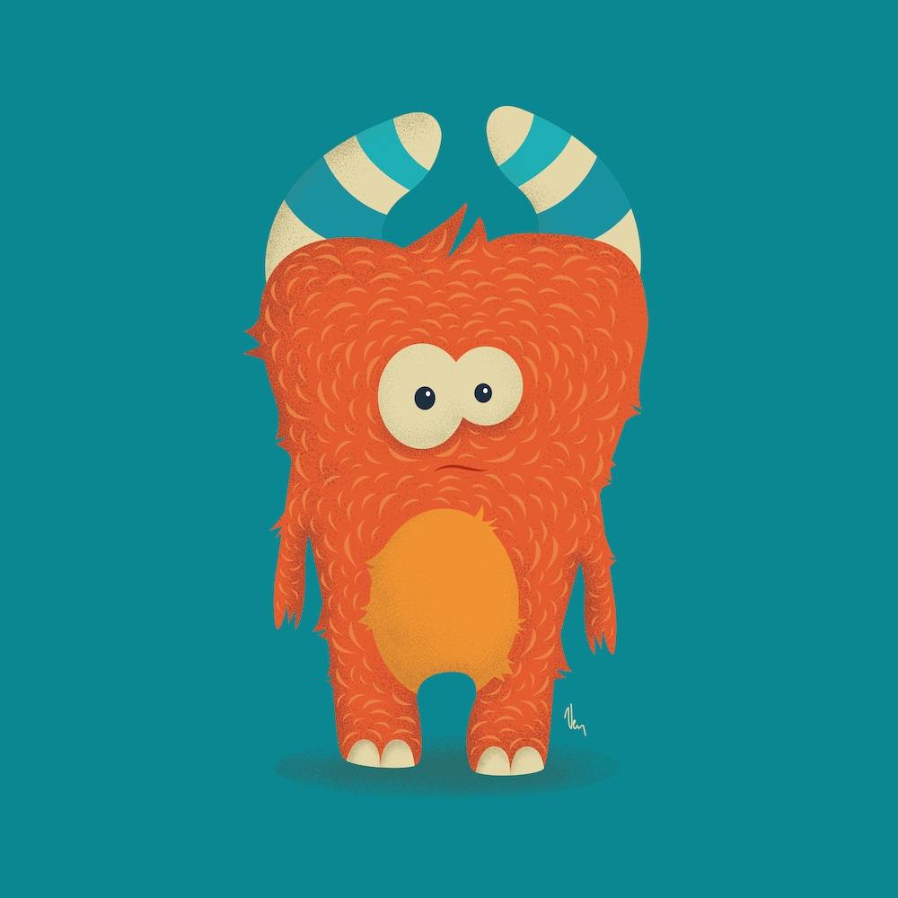 Monsty The Monster Square