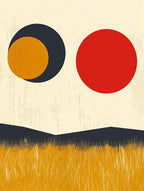 Two Circles In A Field