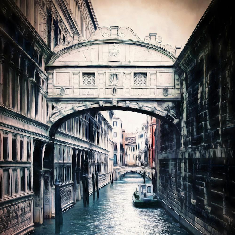 Bridge Of Sighs Venice Square