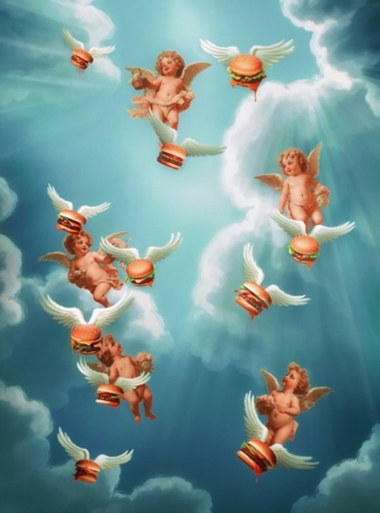 Angels Flying Over Burgers