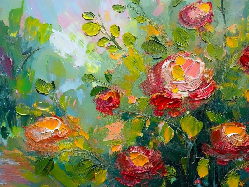Roses In The Garden