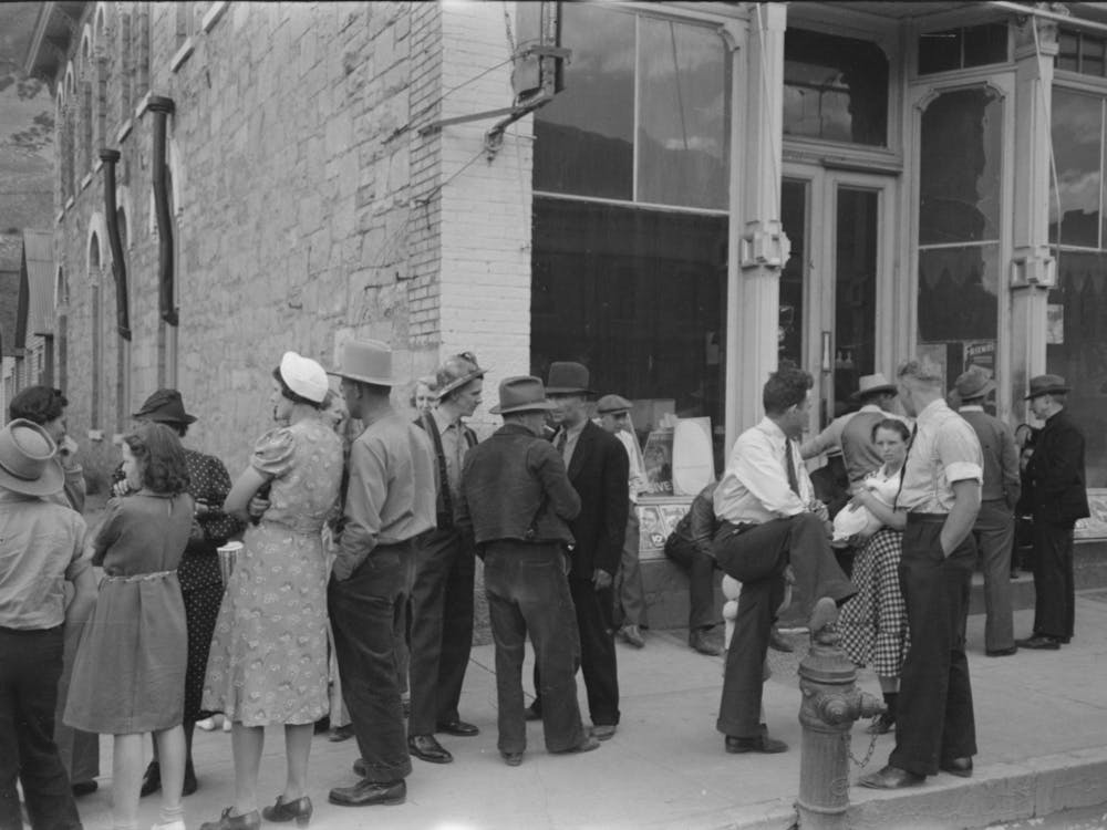 Watching The Labor Day Parade, Silverton, Colorado By Russell Lee 1