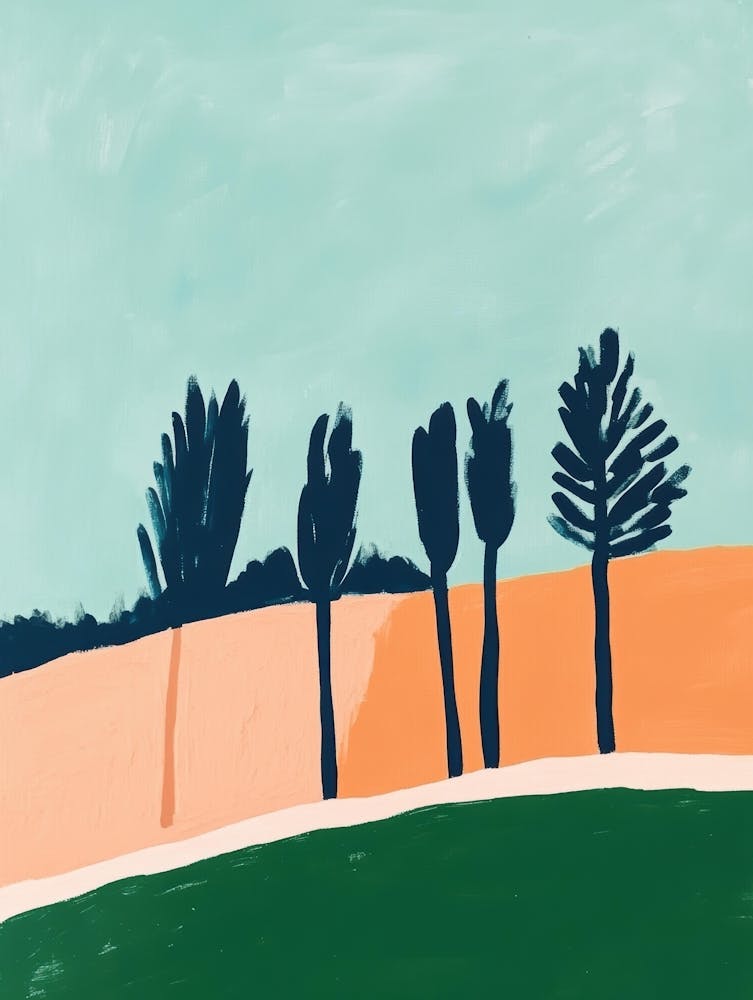 Trees In The Field 4