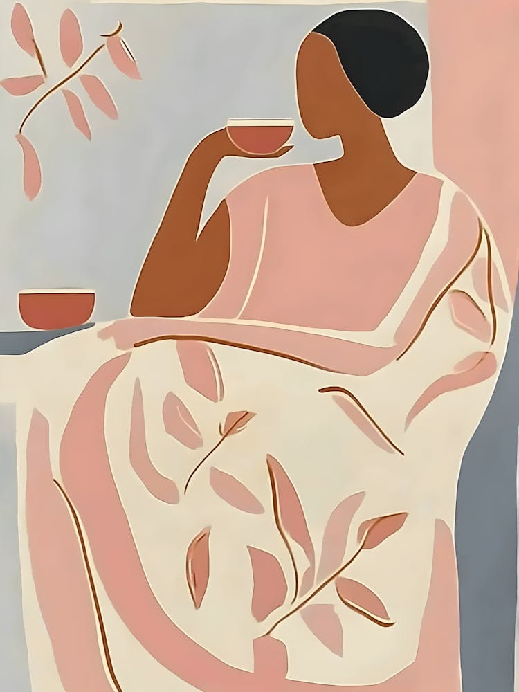 Woman Drinking Tea