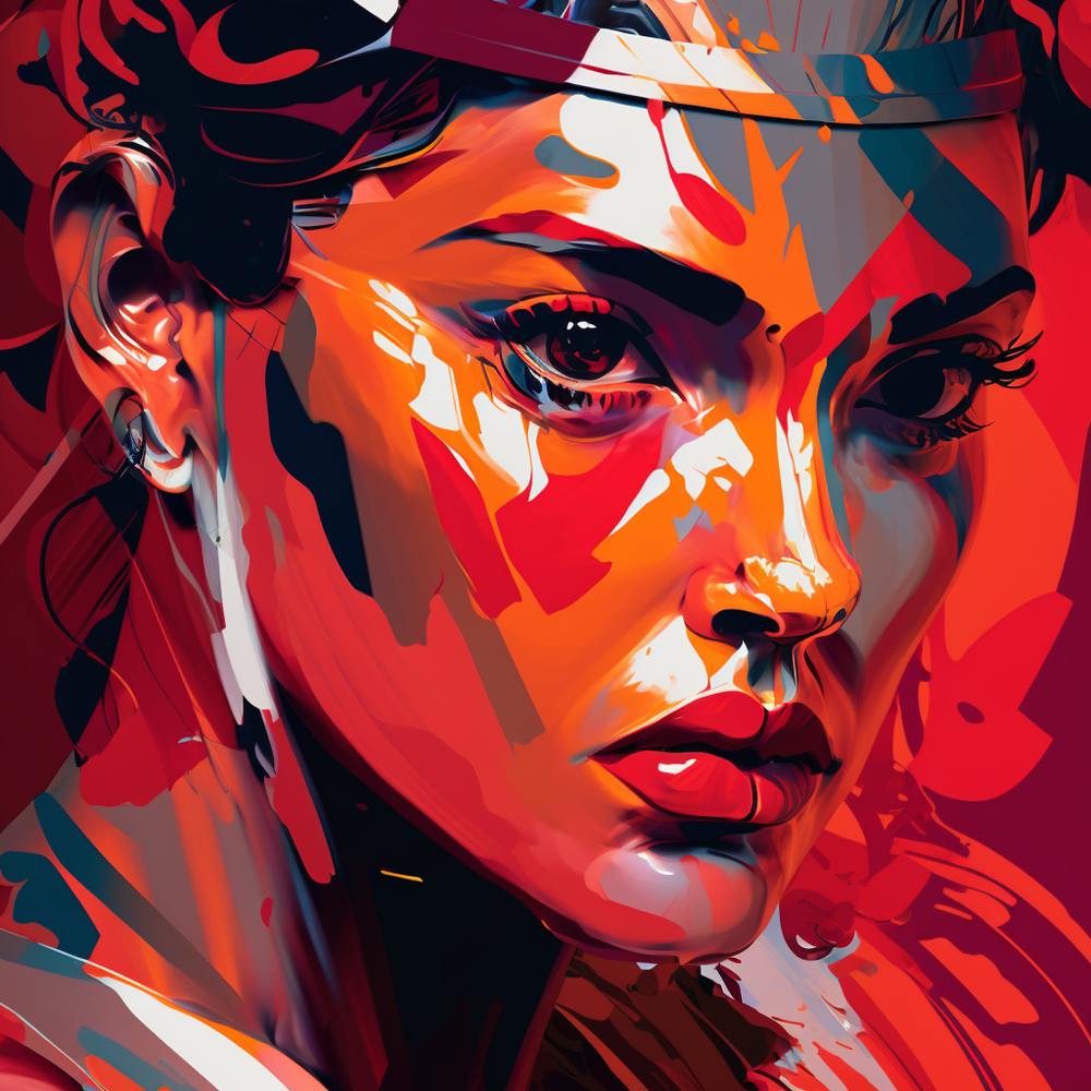 Warrior Queen Fine Art Style Portrait