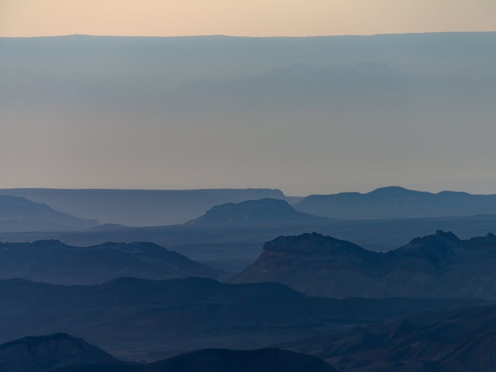 Sunrise over Ramon crater #5
