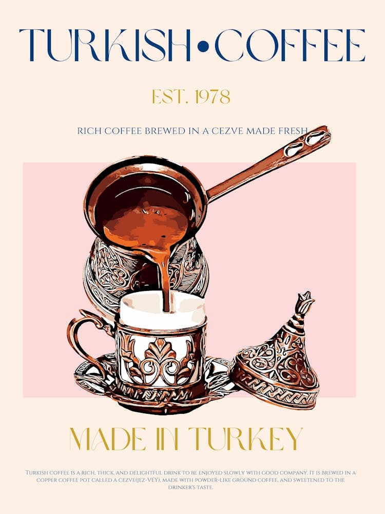 Turkish Coffee Mid Century