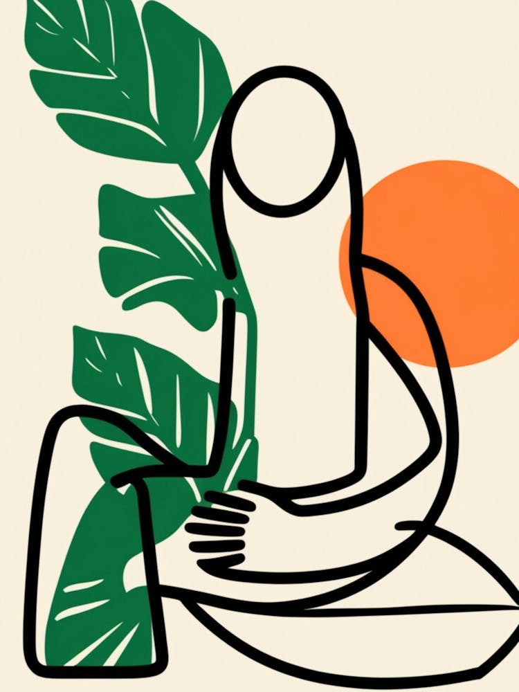 Meditating Woman