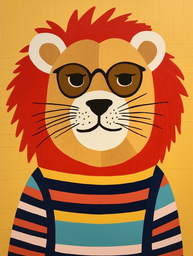 Little Lion 7 Wearing Sunglasses