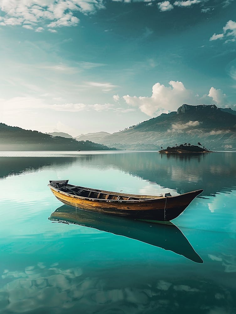 Boat On A Lake