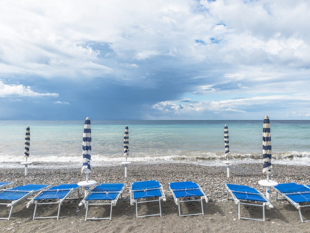 Beach Chairs On The Beach 1