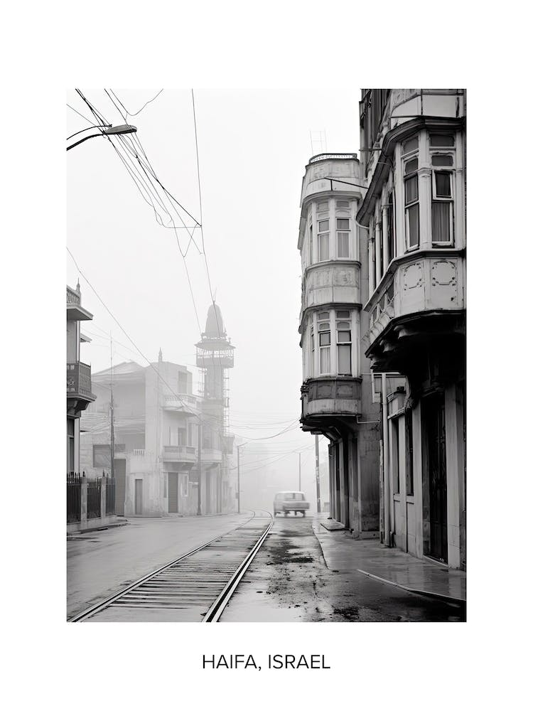 Poster Of Izmir, Turkey, Photography In Black And White 4