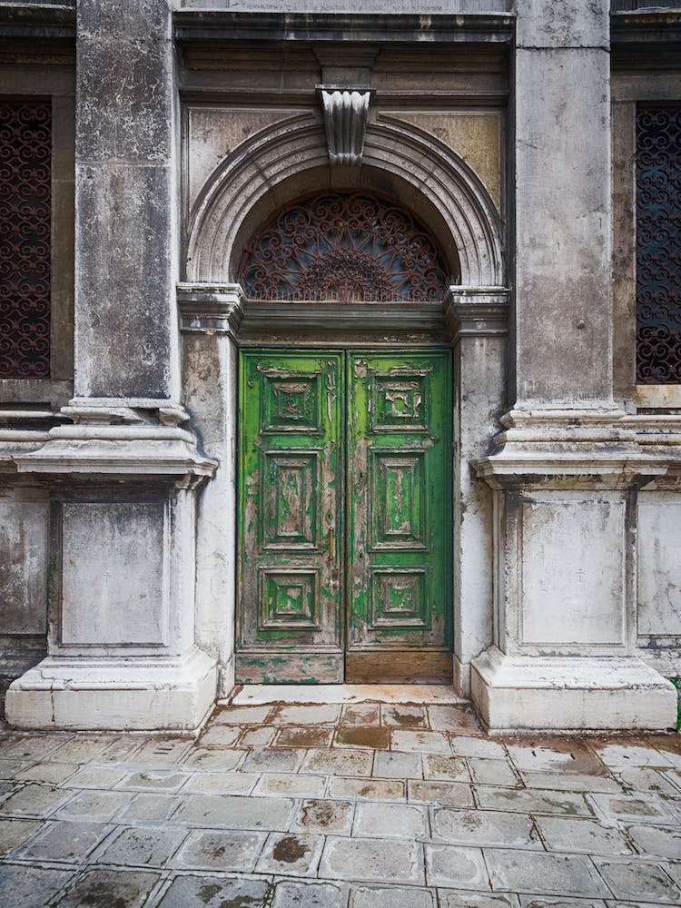 Green Church Doors Venice
