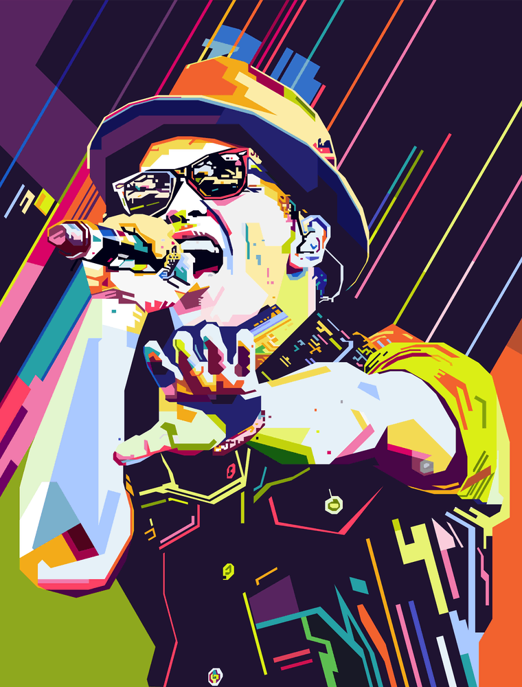 Bruno Mars Style WPAP