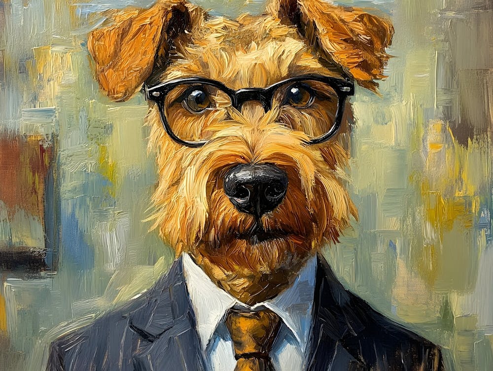 This Airedale Is All Business 2