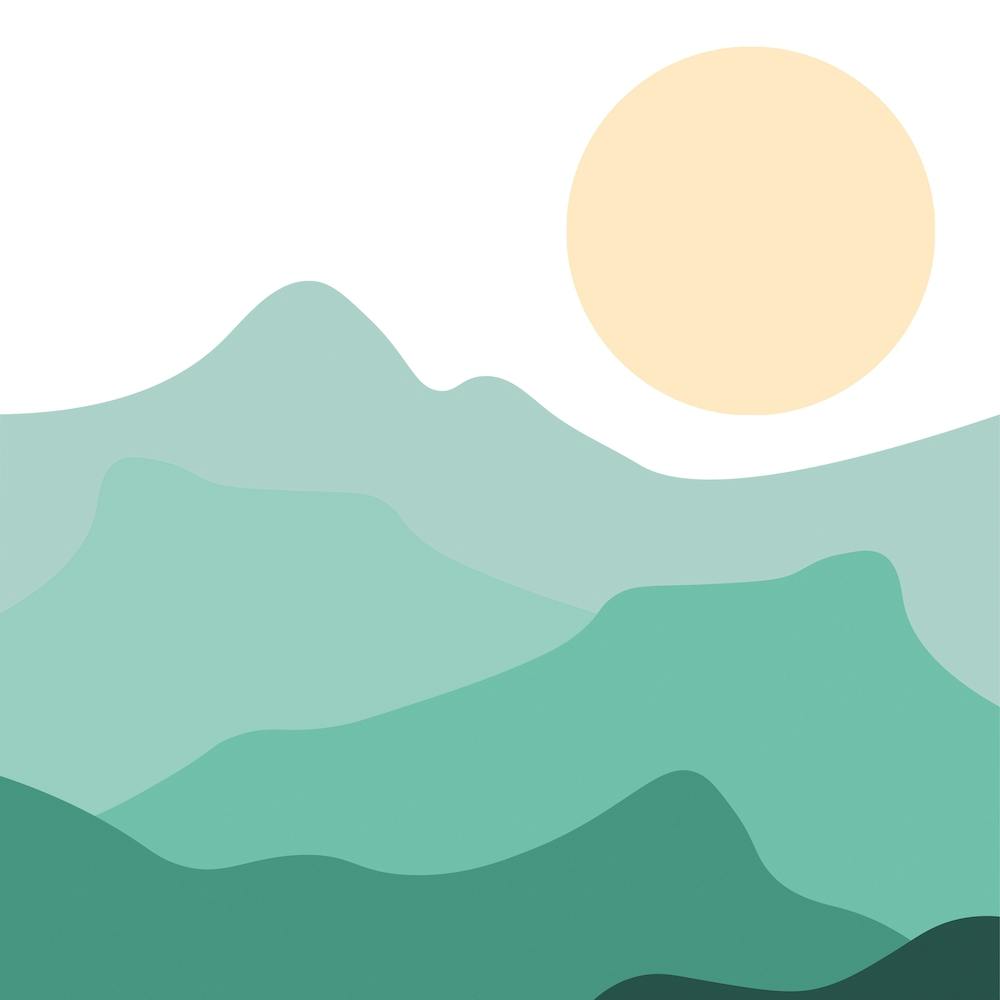 Mountains Habitat Square