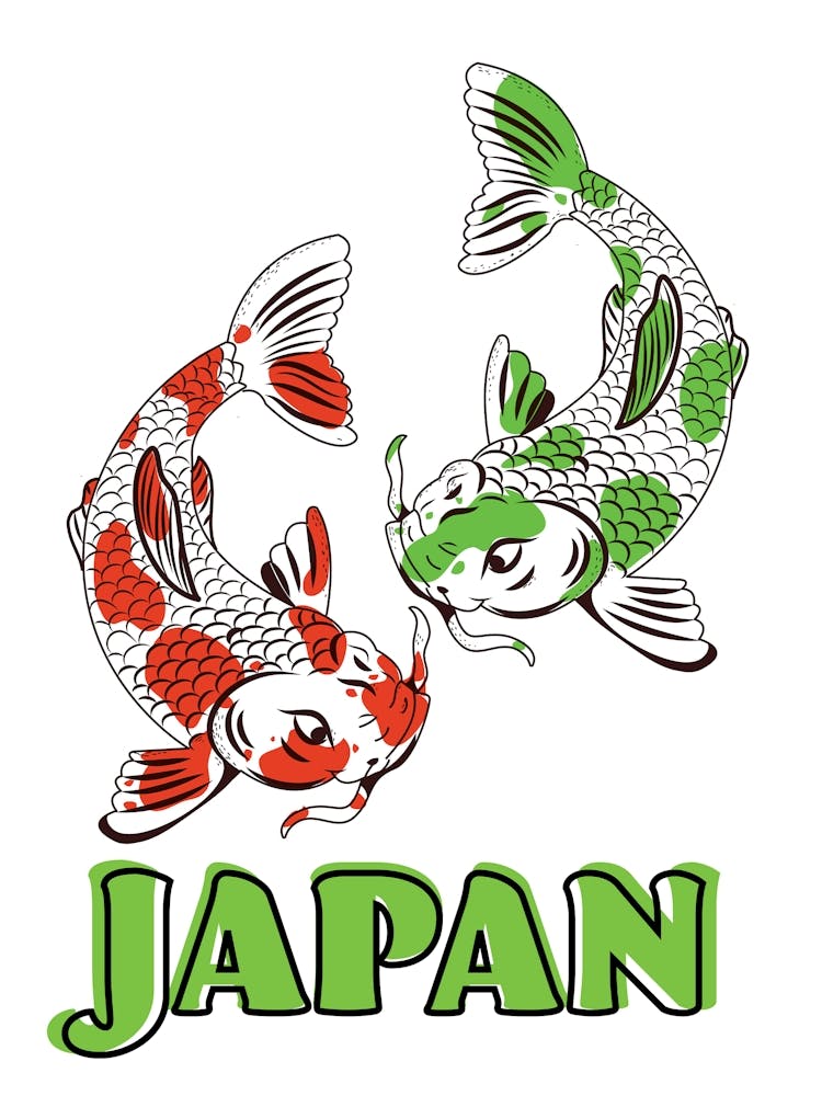 Japanese Koi Fish