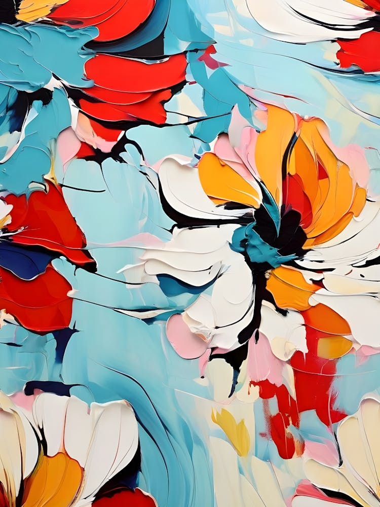 Abstract Floral Painting 7