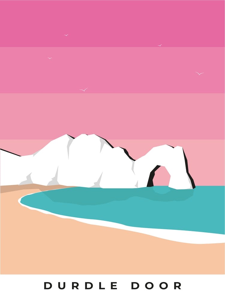 Durdle Door Pink