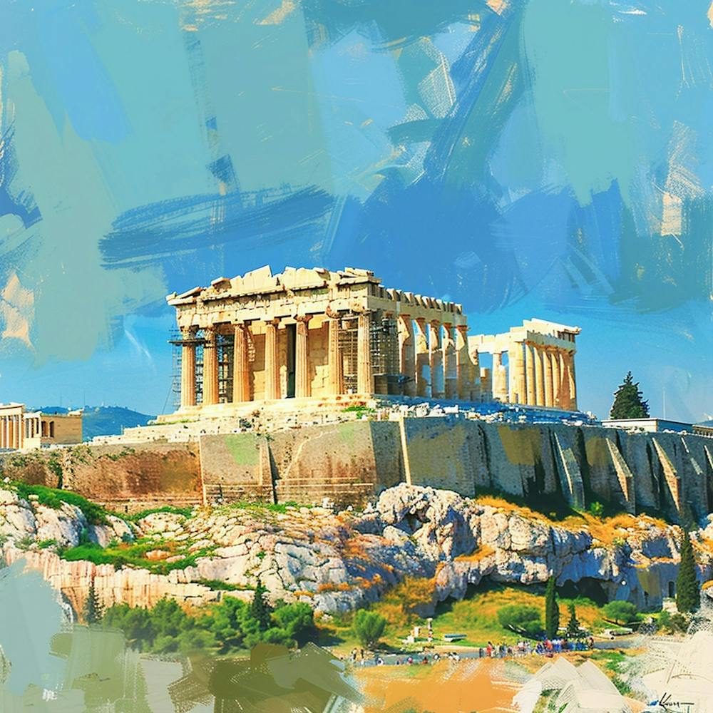 Acropolis Painting