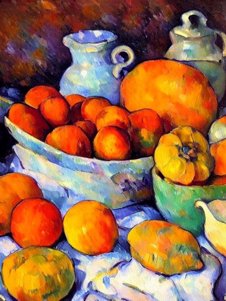 Sweet Potato 2 Cezanne Style vegetable