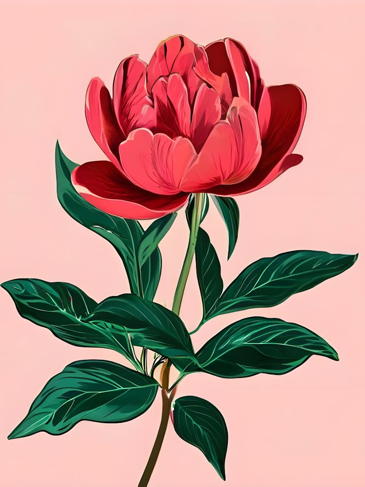 Peony Canvas Print