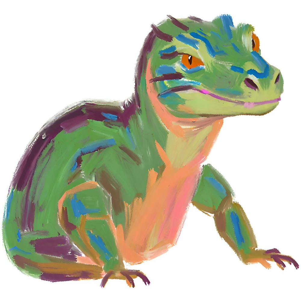 Komodo Dragon Lizard 08