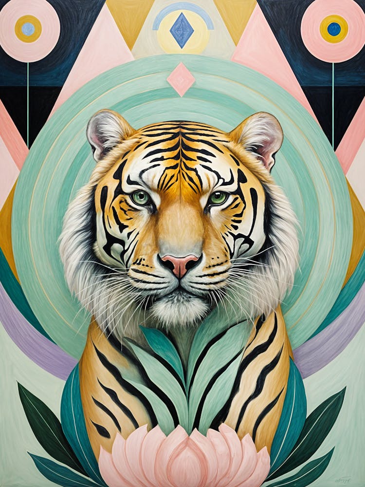 Pastel Tiger no4