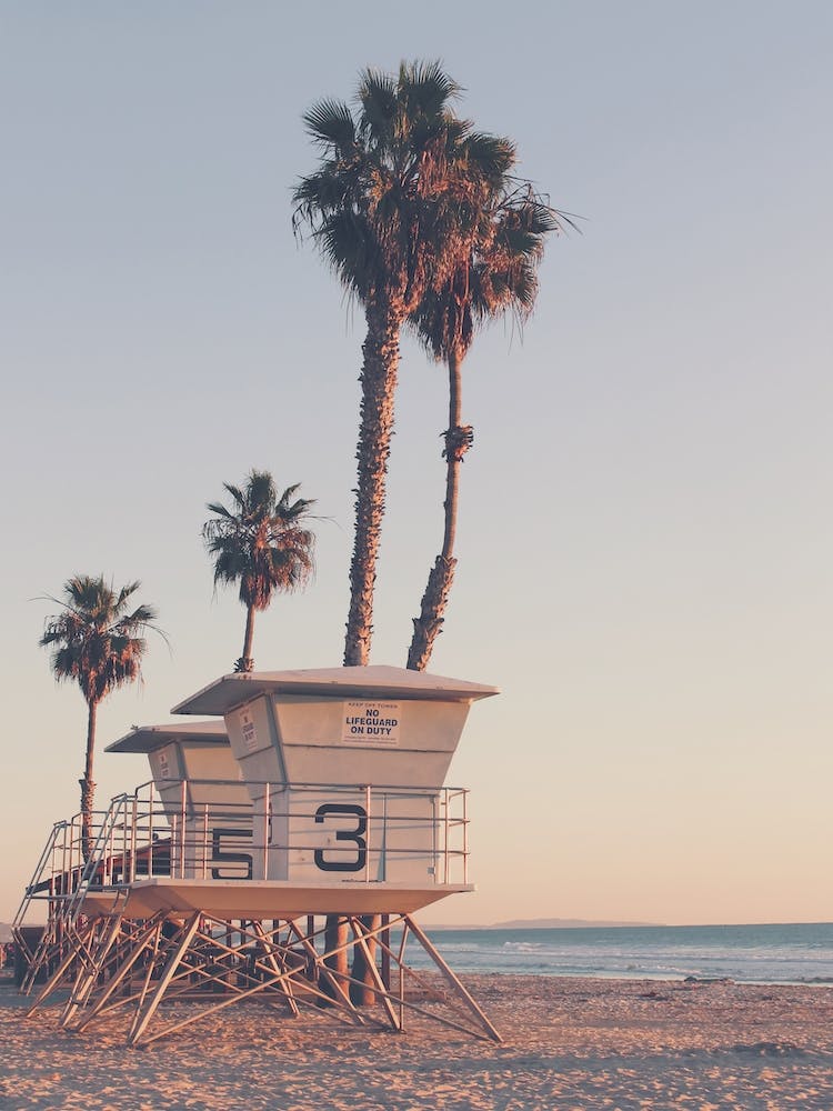 Sunset Lifeguard Tower