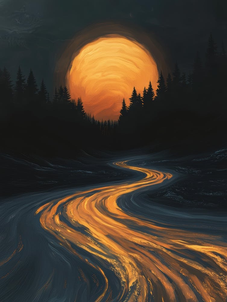 Sunset In The Woods 15