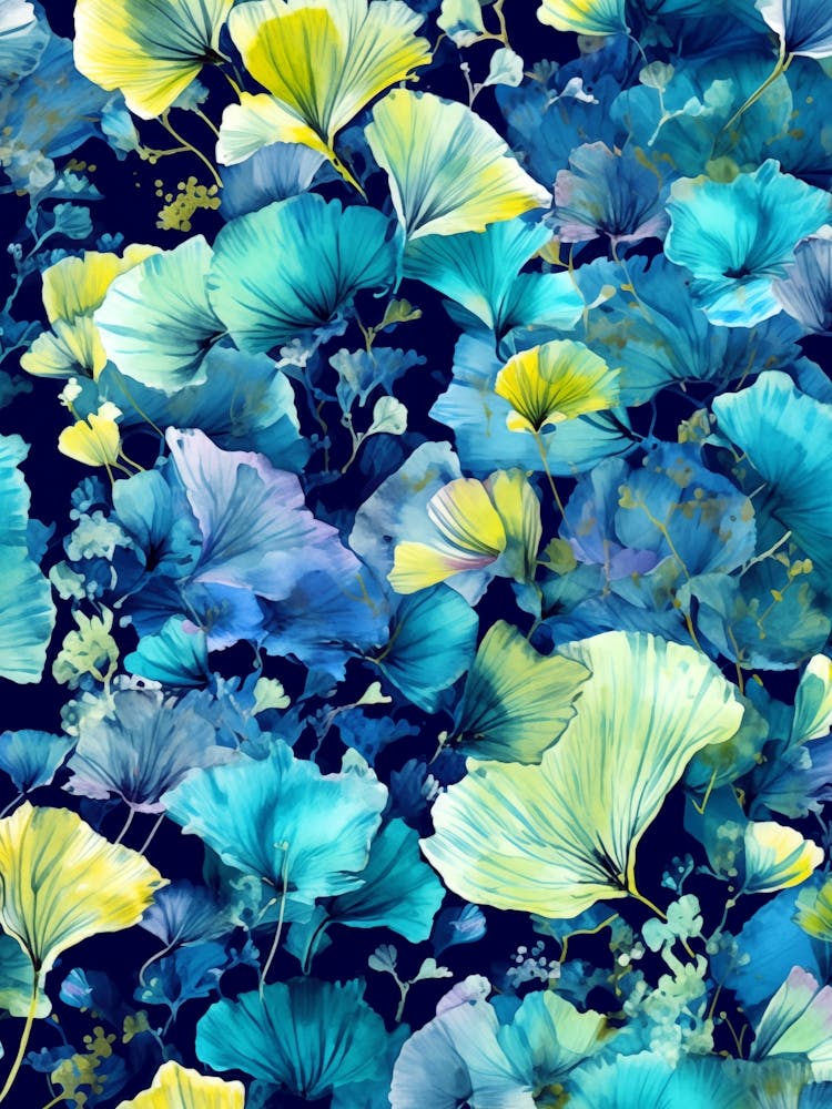 Gingko biloba leaves 1