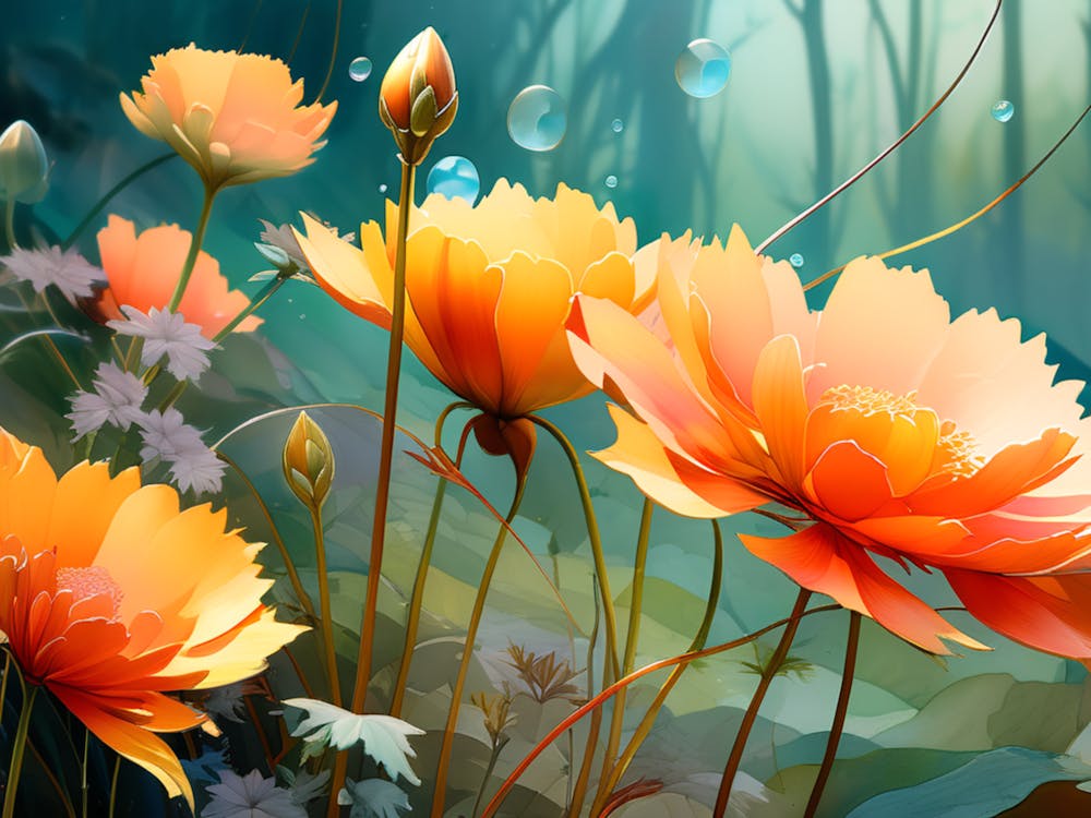 Flowers In The Forest 1