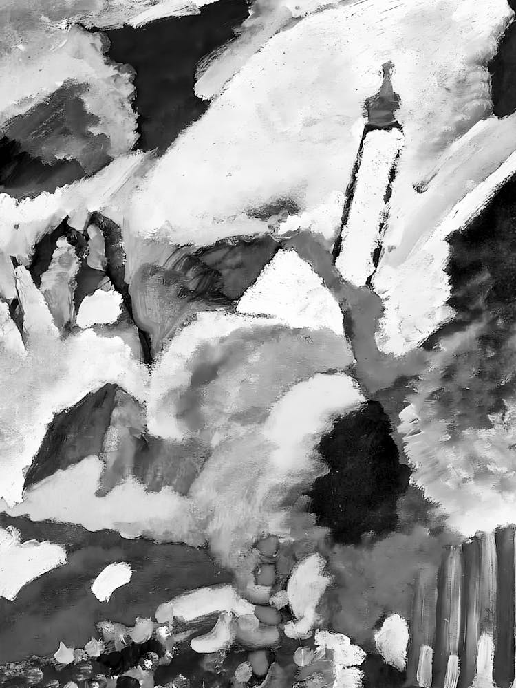 Lighthouse In The Snow