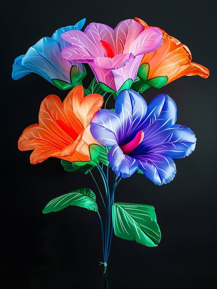 Bright Inflatable Flowers Petunia 2