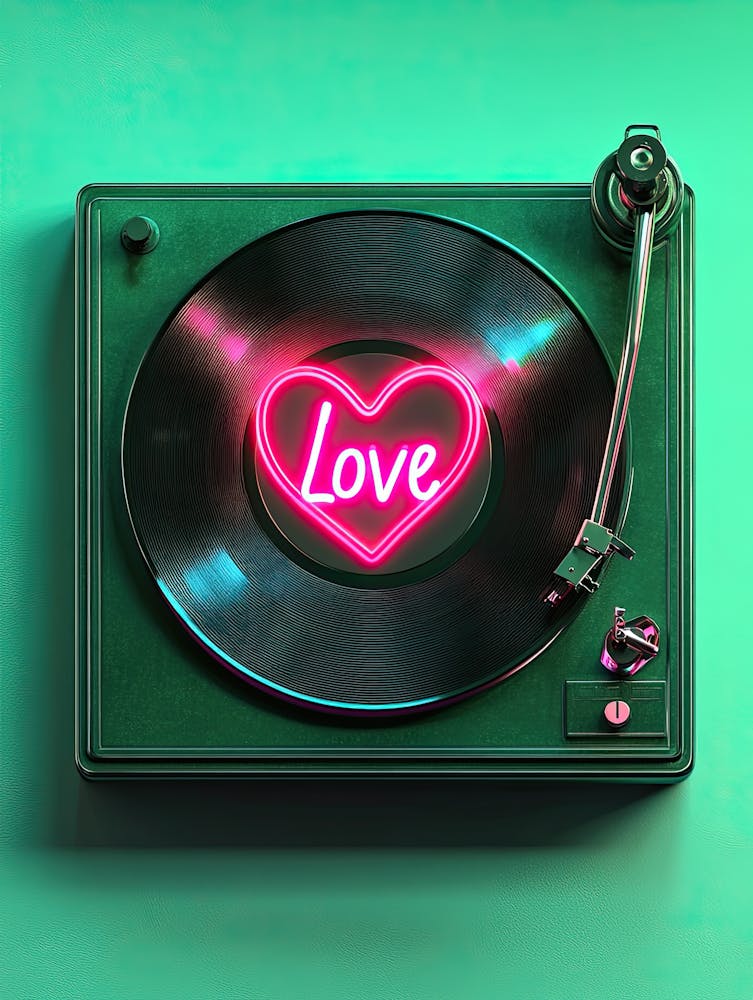 Soundtrack Of Love Vinyl Poster
