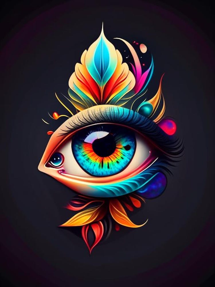 Surreal Eye, Symbol, Third Eye Tattoo 1