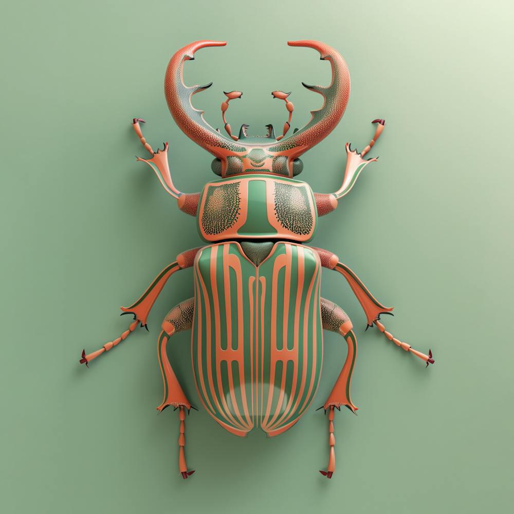 Tiny Totems Coral Mint