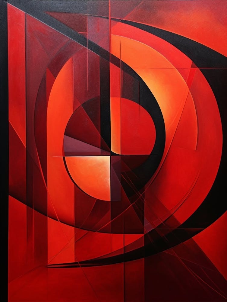 Dynamic Geometric Abstract Illustration 5