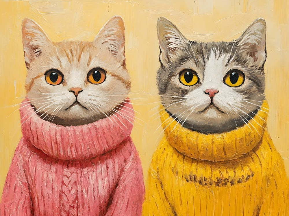 Cats In Sweaters 1