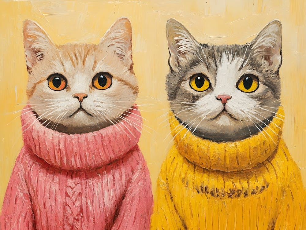 Cats In Sweaters 1