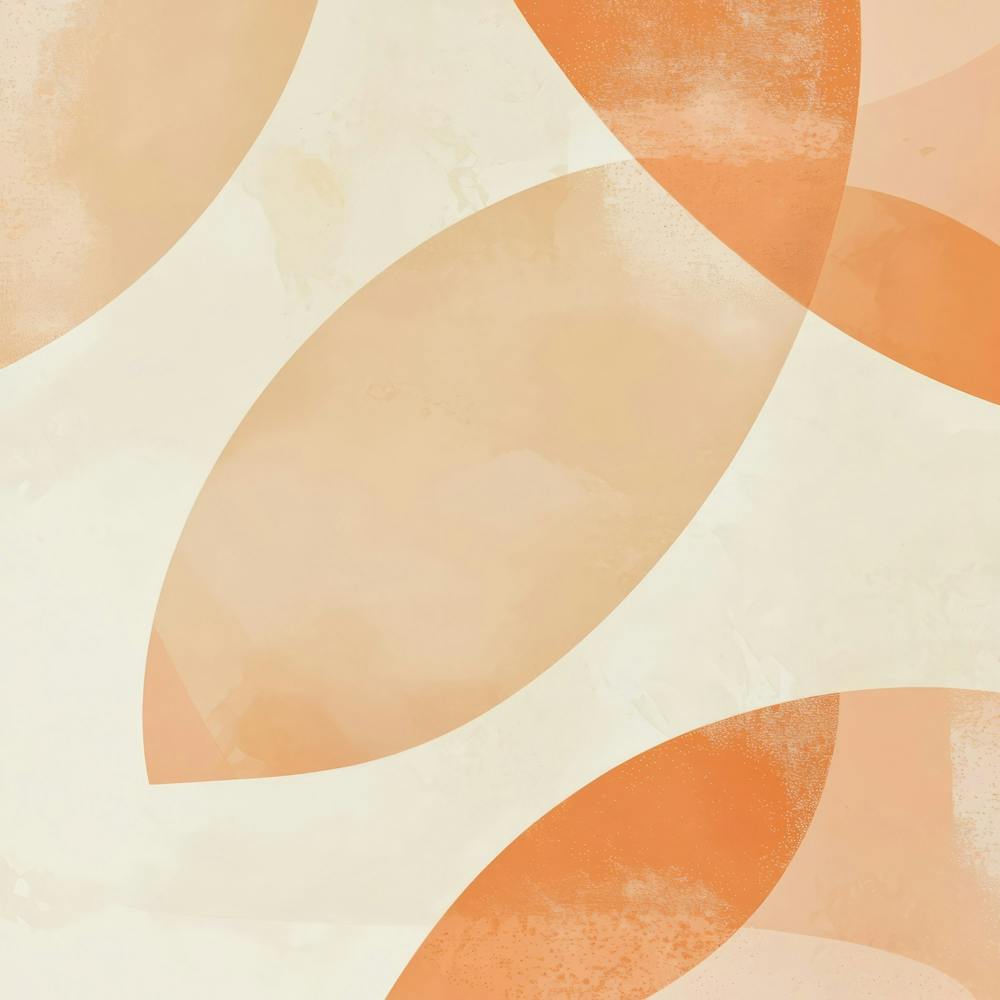 Abstract Orange Leaves