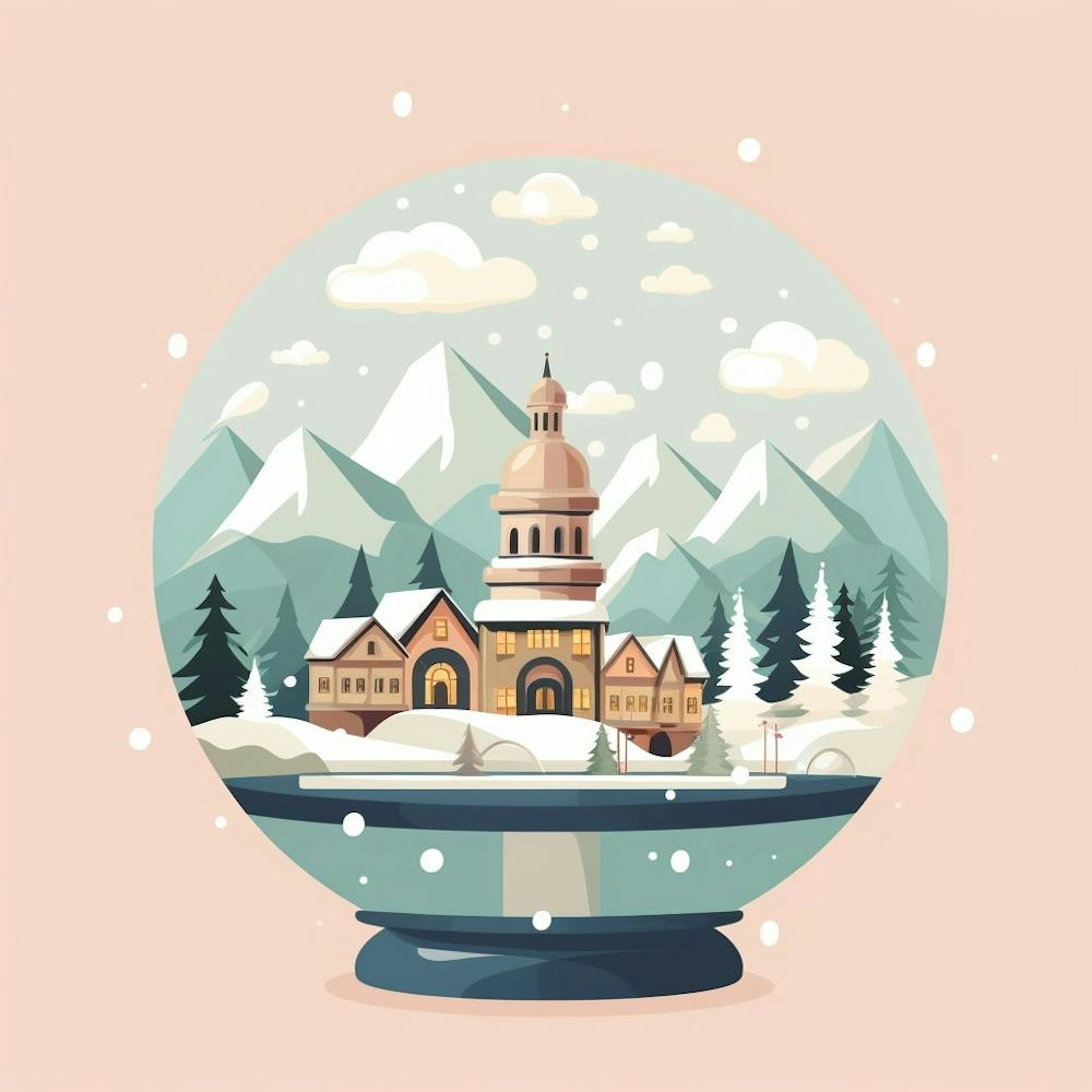 Hallstatt Austria 1 Snowglobe