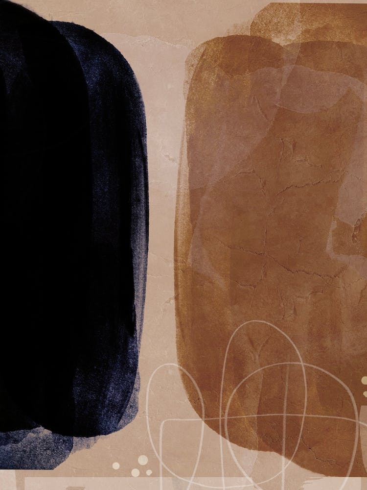 Rust And Dark Abstract 1