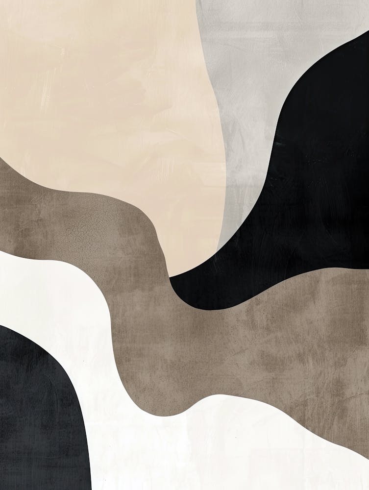 Waves Of Serenity Minimalist Style