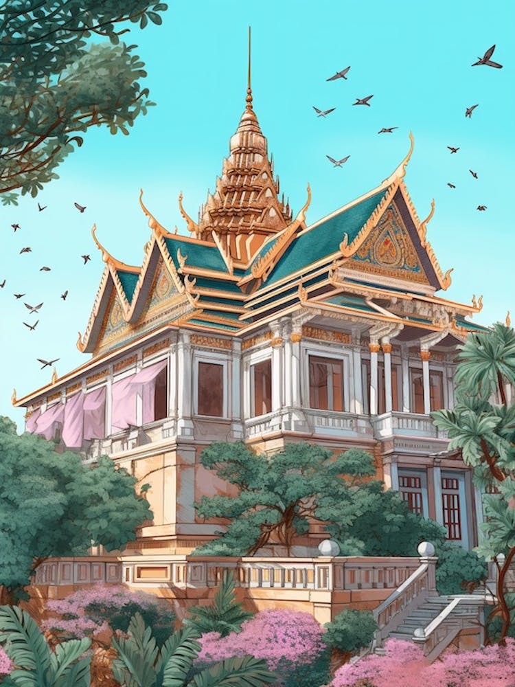 The Royal Palace Of Phnom Penh, Cambodia